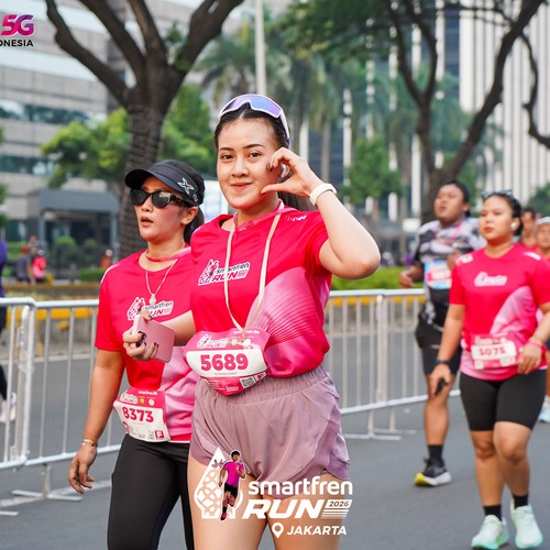 Race photo from SMARTFREN RUN 2026