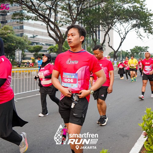 Race photo from SMARTFREN RUN 2026