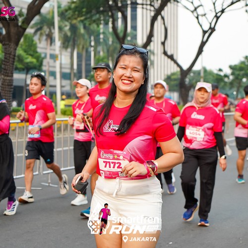 Race photo from SMARTFREN RUN 2026