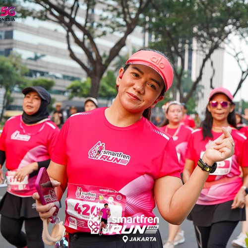 Race photo from SMARTFREN RUN 2026