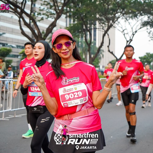 Race photo from SMARTFREN RUN 2026