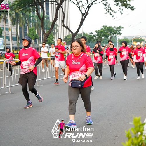 Race photo from SMARTFREN RUN 2026