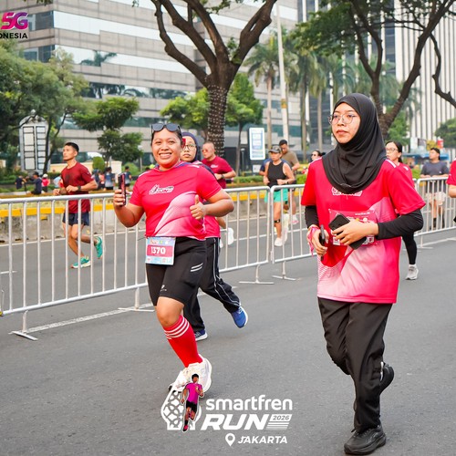 Race photo from SMARTFREN RUN 2026