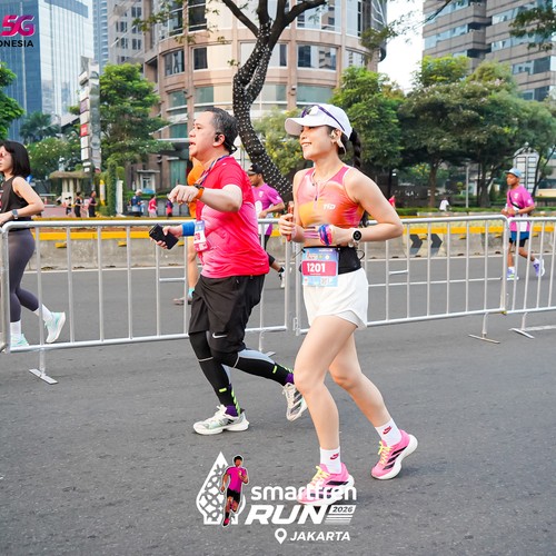 Race photo from SMARTFREN RUN 2026