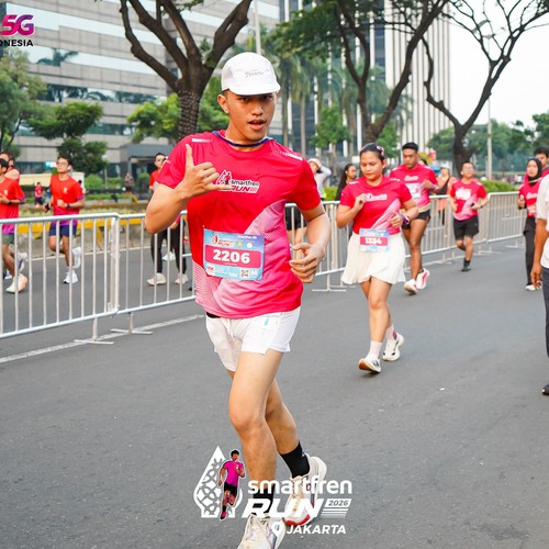 Race photo from SMARTFREN RUN 2026