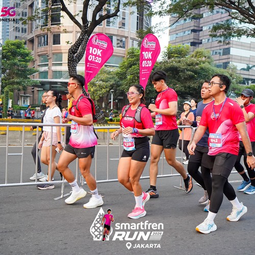 Race photo from SMARTFREN RUN 2026