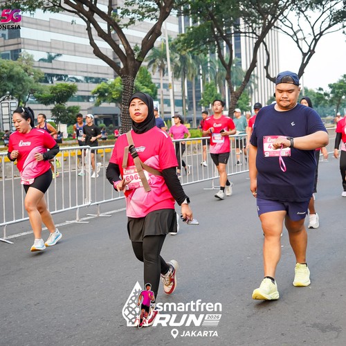 Race photo from SMARTFREN RUN 2026