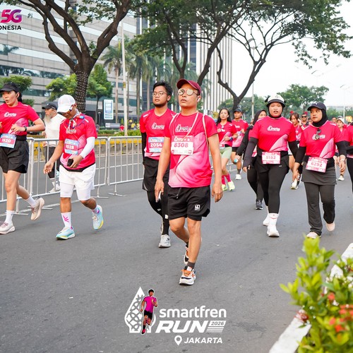 Race photo from SMARTFREN RUN 2026