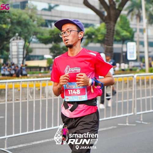 Race photo from SMARTFREN RUN 2026