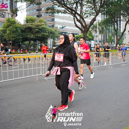 Race photo from SMARTFREN RUN 2026