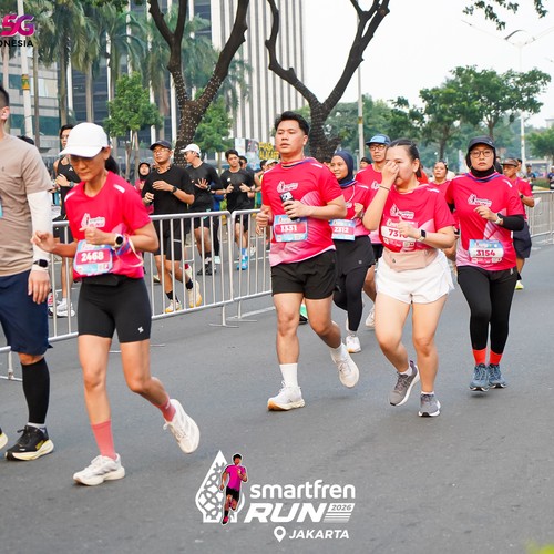 Race photo from SMARTFREN RUN 2026