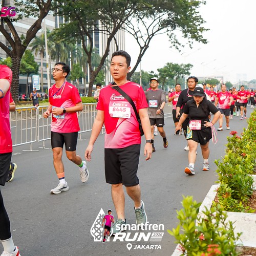Race photo from SMARTFREN RUN 2026