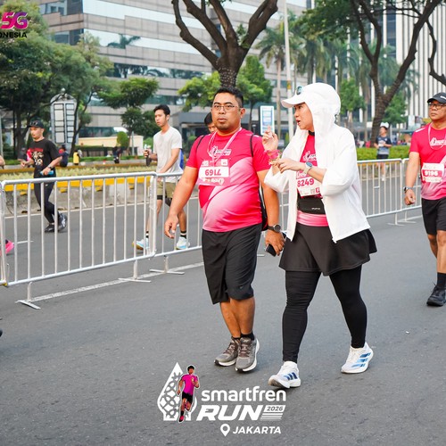 Race photo from SMARTFREN RUN 2026
