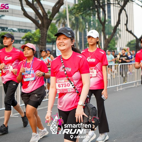 Race photo from SMARTFREN RUN 2026