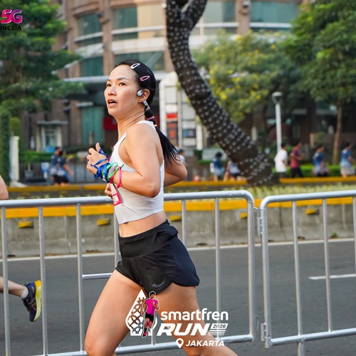 Race photo from SMARTFREN RUN 2026