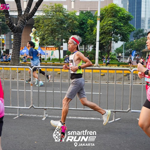 Race photo from SMARTFREN RUN 2026