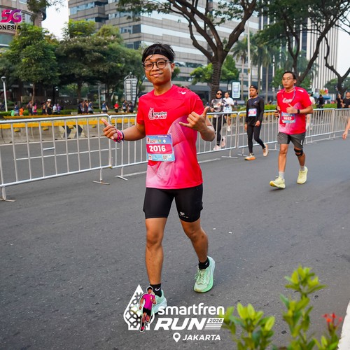Race photo from SMARTFREN RUN 2026