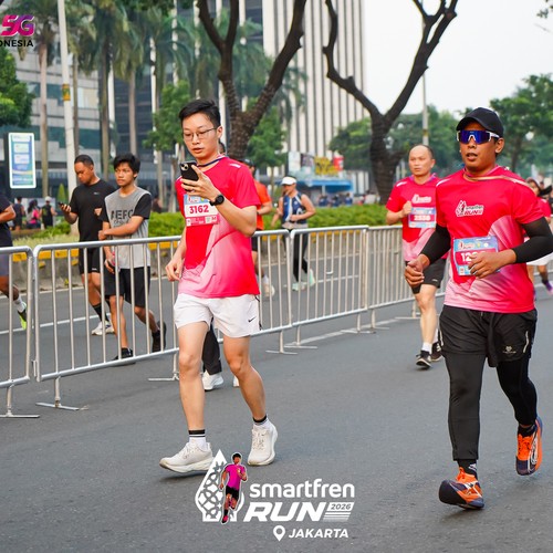 Race photo from SMARTFREN RUN 2026