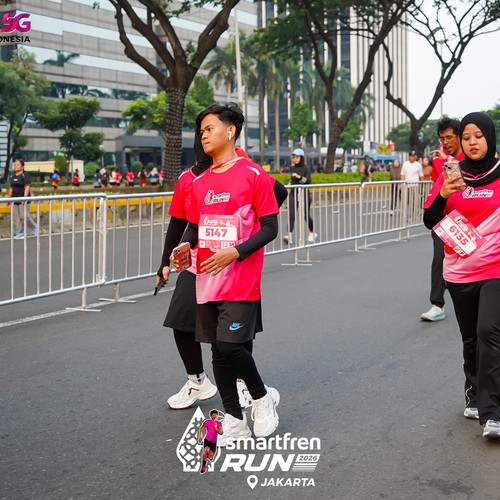 Race photo from SMARTFREN RUN 2026