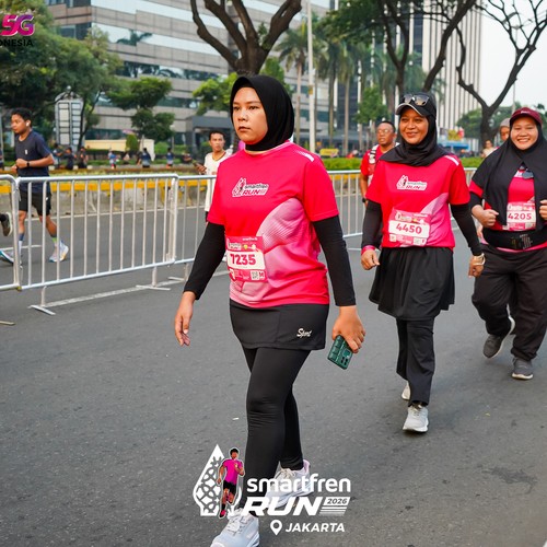 Race photo from SMARTFREN RUN 2026