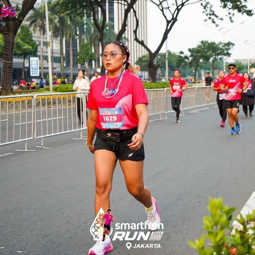Race photo from SMARTFREN RUN 2026