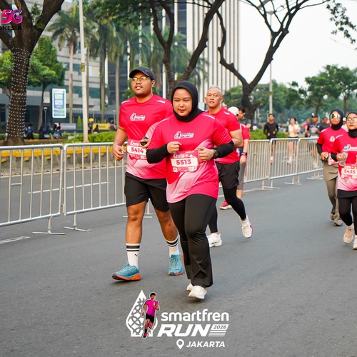 Race photo from SMARTFREN RUN 2026