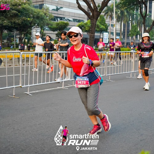 Race photo from SMARTFREN RUN 2026