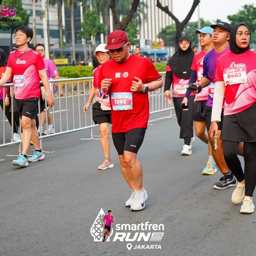 Race photo from SMARTFREN RUN 2026