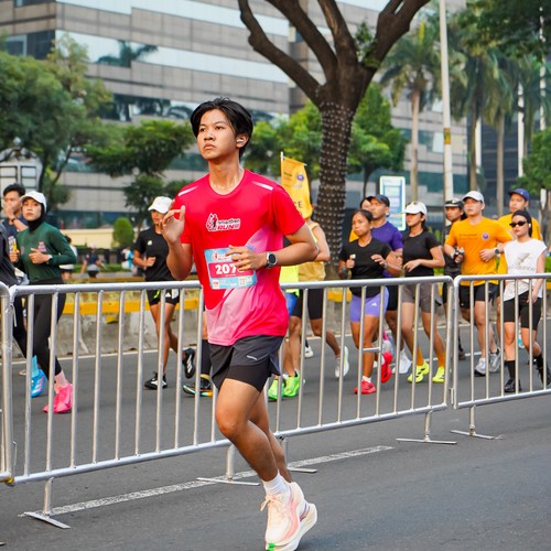 Race photo from SMARTFREN RUN 2026