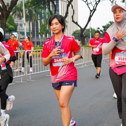 Race photo from SMARTFREN RUN 2026