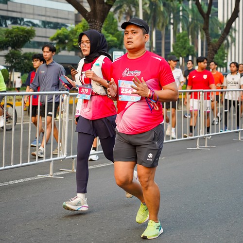 Race photo from SMARTFREN RUN 2026