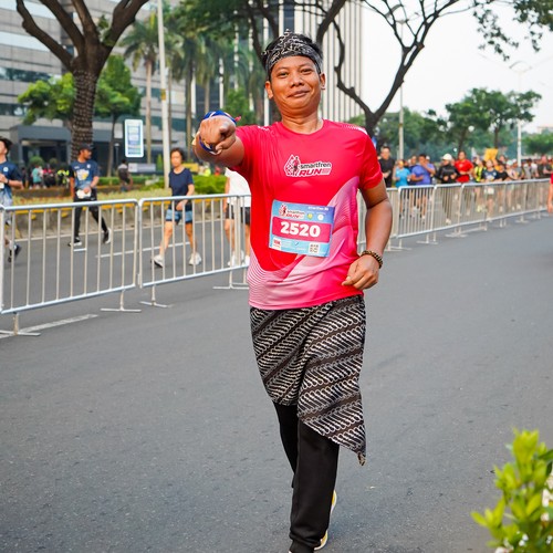 Race photo from SMARTFREN RUN 2026