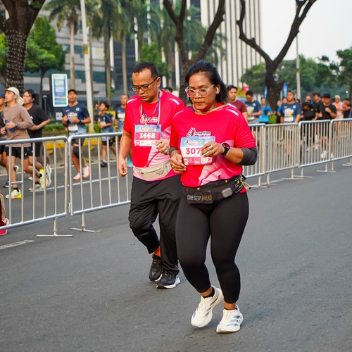 Race photo from SMARTFREN RUN 2026