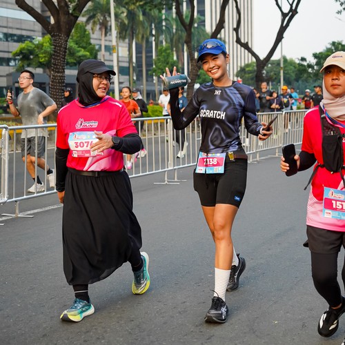 Race photo from SMARTFREN RUN 2026