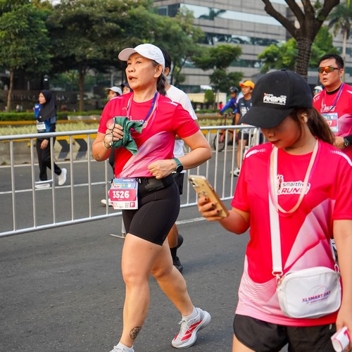 Race photo from SMARTFREN RUN 2026