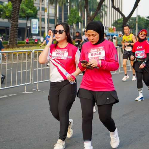Race photo from SMARTFREN RUN 2026