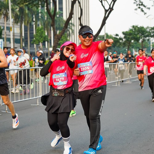 Race photo from SMARTFREN RUN 2026