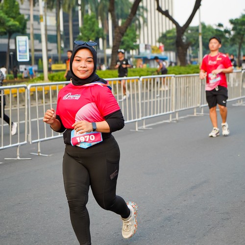 Race photo from SMARTFREN RUN 2026