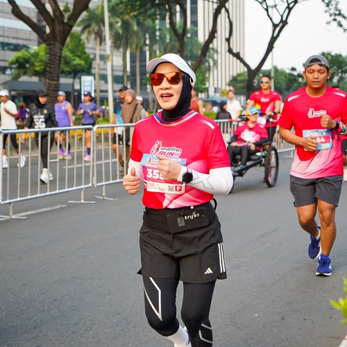 Race photo from SMARTFREN RUN 2026