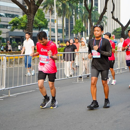 Race photo from SMARTFREN RUN 2026