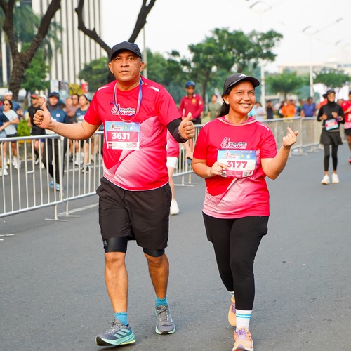 Race photo from SMARTFREN RUN 2026