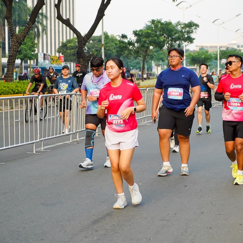 Race photo from SMARTFREN RUN 2026