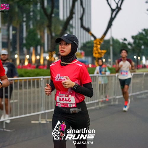 Race photo from SMARTFREN RUN 2026