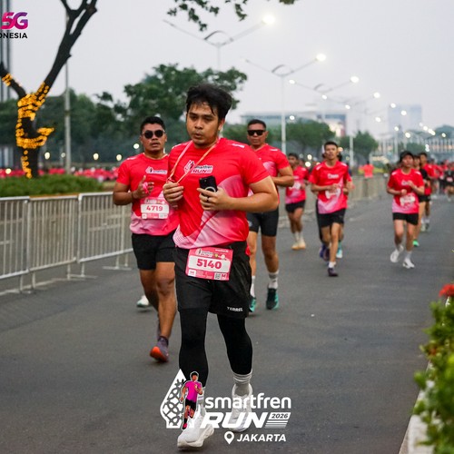 Race photo from SMARTFREN RUN 2026
