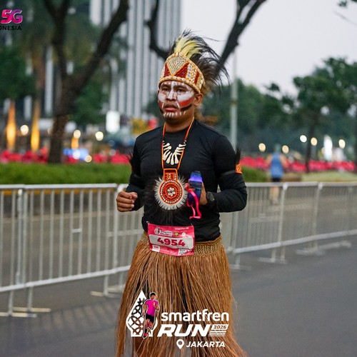 Race photo from SMARTFREN RUN 2026