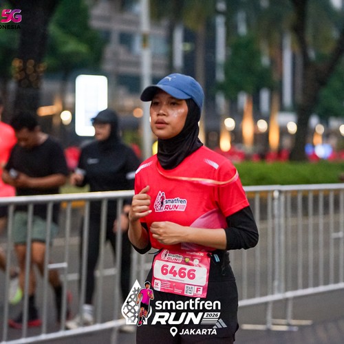 Race photo from SMARTFREN RUN 2026