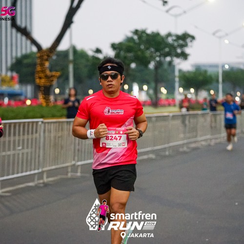 Race photo from SMARTFREN RUN 2026