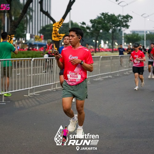 Race photo from SMARTFREN RUN 2026