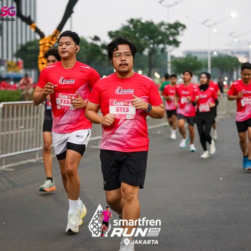 Race photo from SMARTFREN RUN 2026
