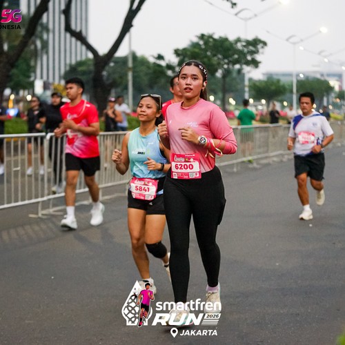 Race photo from SMARTFREN RUN 2026